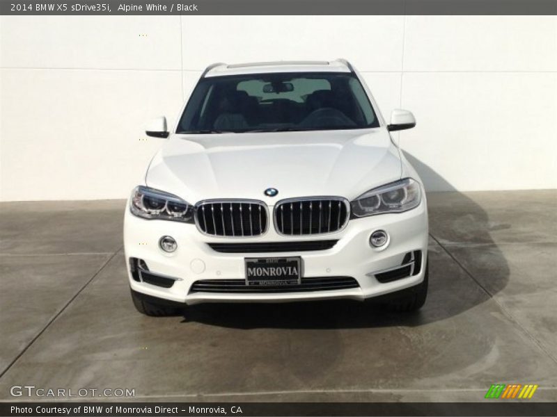 Alpine White / Black 2014 BMW X5 sDrive35i