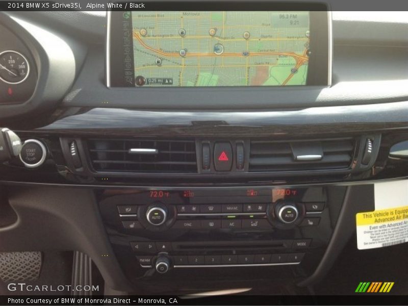Alpine White / Black 2014 BMW X5 sDrive35i