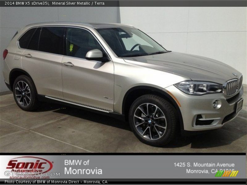 Mineral Silver Metallic / Terra 2014 BMW X5 sDrive35i
