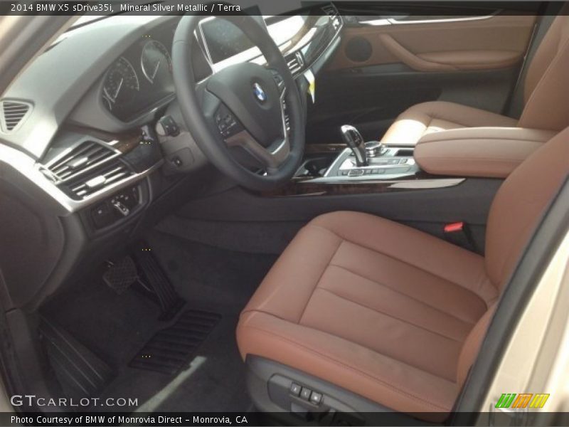 Mineral Silver Metallic / Terra 2014 BMW X5 sDrive35i