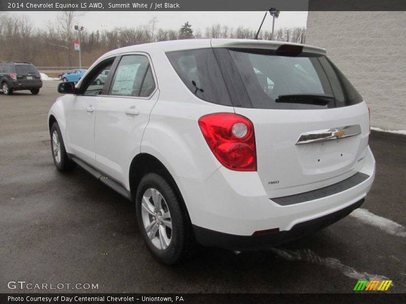 Summit White / Jet Black 2014 Chevrolet Equinox LS AWD