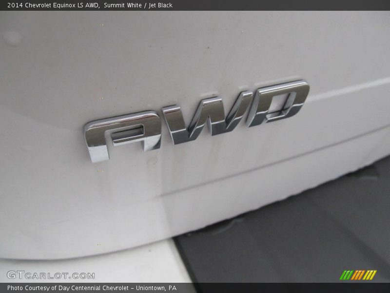 Summit White / Jet Black 2014 Chevrolet Equinox LS AWD