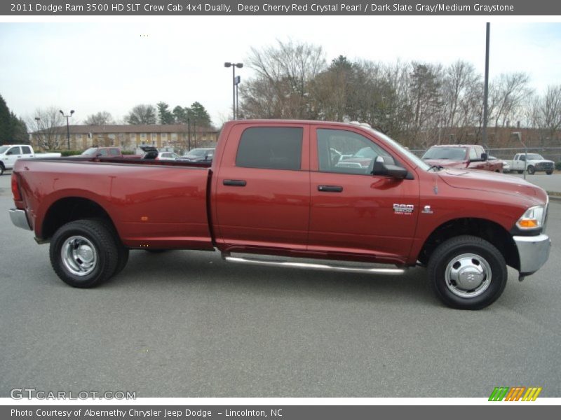 Deep Cherry Red Crystal Pearl / Dark Slate Gray/Medium Graystone 2011 Dodge Ram 3500 HD SLT Crew Cab 4x4 Dually