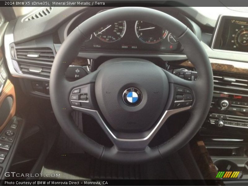 Mineral Silver Metallic / Terra 2014 BMW X5 sDrive35i