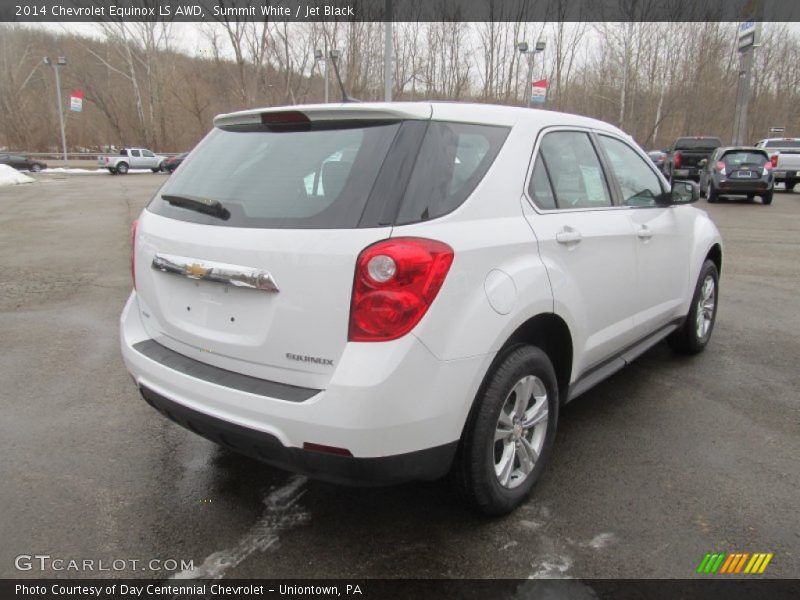 Summit White / Jet Black 2014 Chevrolet Equinox LS AWD