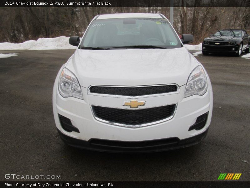 Summit White / Jet Black 2014 Chevrolet Equinox LS AWD