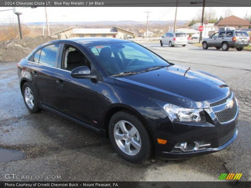 Blue Ray Metallic / Jet Black 2014 Chevrolet Cruze LT