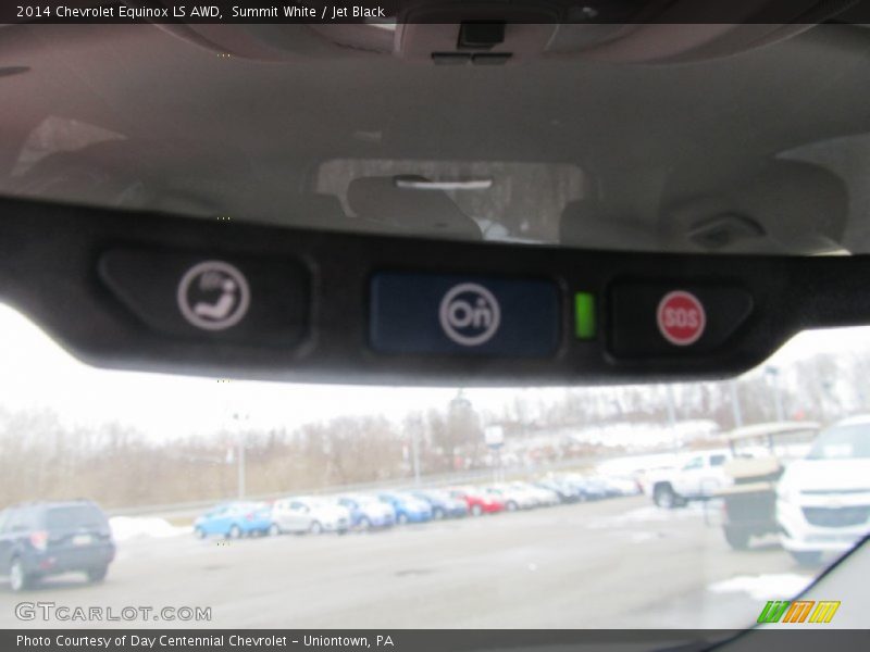 Summit White / Jet Black 2014 Chevrolet Equinox LS AWD