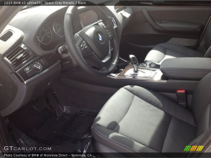 Space Gray Metallic / Black 2014 BMW X3 xDrive35i
