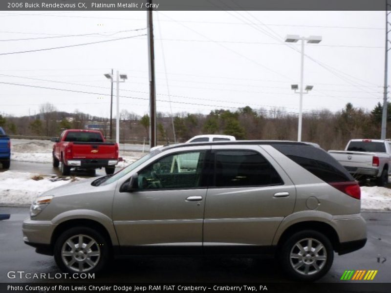 Platinum Metallic / Gray 2006 Buick Rendezvous CX