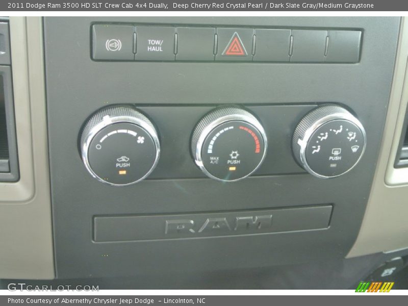 Deep Cherry Red Crystal Pearl / Dark Slate Gray/Medium Graystone 2011 Dodge Ram 3500 HD SLT Crew Cab 4x4 Dually
