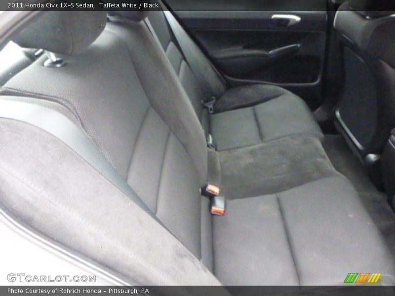 Taffeta White / Black 2011 Honda Civic LX-S Sedan