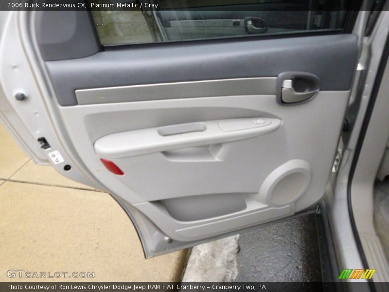 Platinum Metallic / Gray 2006 Buick Rendezvous CX