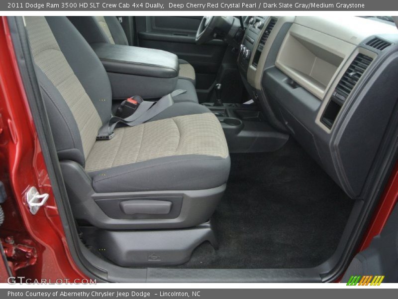 Deep Cherry Red Crystal Pearl / Dark Slate Gray/Medium Graystone 2011 Dodge Ram 3500 HD SLT Crew Cab 4x4 Dually