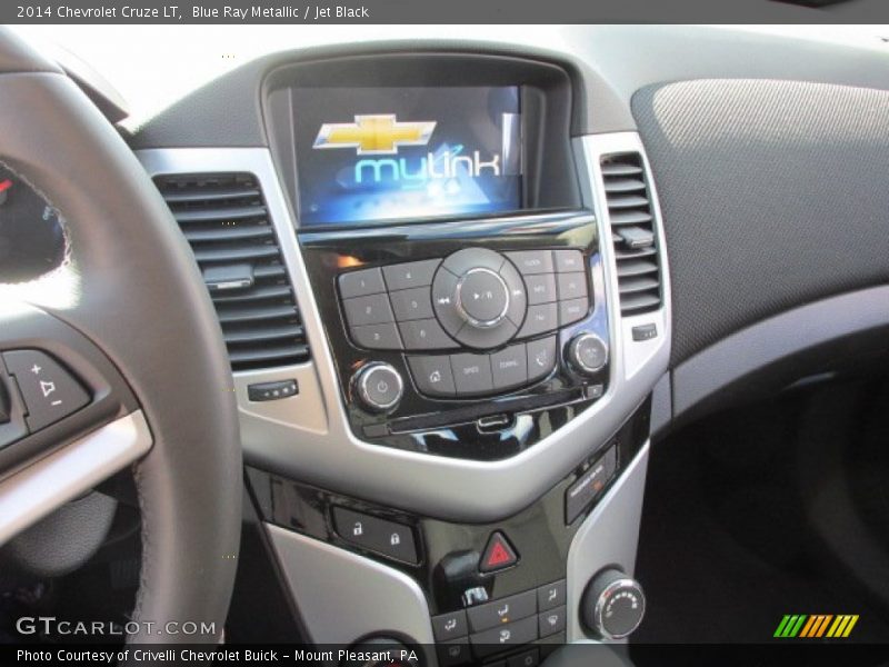 Blue Ray Metallic / Jet Black 2014 Chevrolet Cruze LT