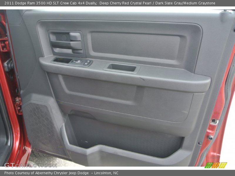 Deep Cherry Red Crystal Pearl / Dark Slate Gray/Medium Graystone 2011 Dodge Ram 3500 HD SLT Crew Cab 4x4 Dually