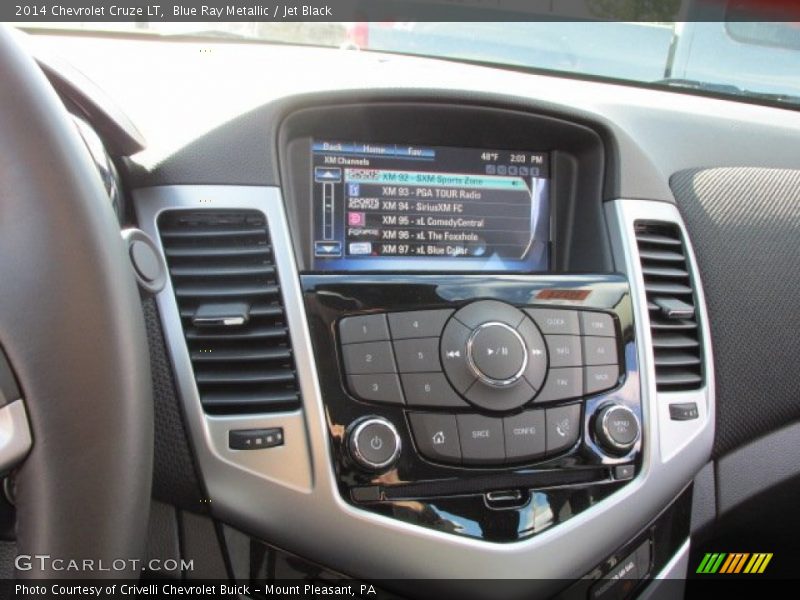 Blue Ray Metallic / Jet Black 2014 Chevrolet Cruze LT
