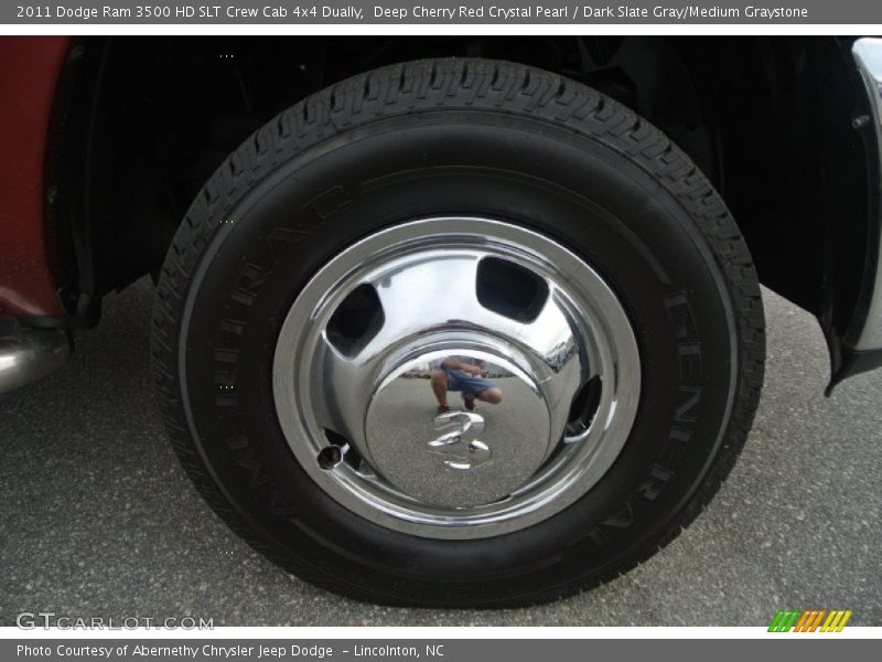 Deep Cherry Red Crystal Pearl / Dark Slate Gray/Medium Graystone 2011 Dodge Ram 3500 HD SLT Crew Cab 4x4 Dually