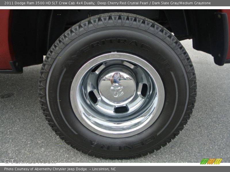 Deep Cherry Red Crystal Pearl / Dark Slate Gray/Medium Graystone 2011 Dodge Ram 3500 HD SLT Crew Cab 4x4 Dually