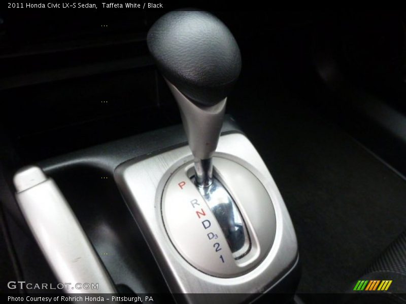 Taffeta White / Black 2011 Honda Civic LX-S Sedan