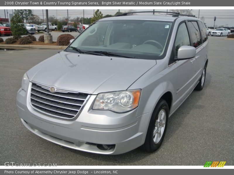 Bright Silver Metallic / Medium Slate Gray/Light Shale 2008 Chrysler Town & Country Touring Signature Series