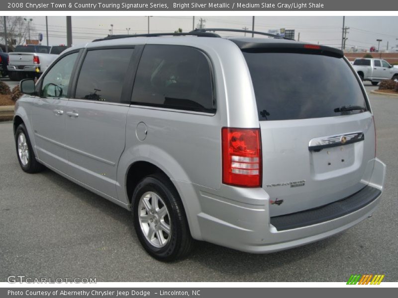 Bright Silver Metallic / Medium Slate Gray/Light Shale 2008 Chrysler Town & Country Touring Signature Series