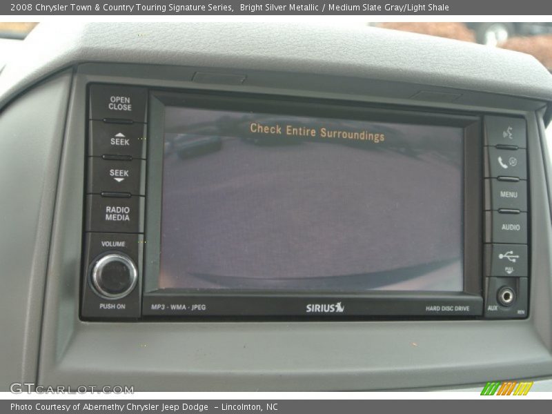 Bright Silver Metallic / Medium Slate Gray/Light Shale 2008 Chrysler Town & Country Touring Signature Series