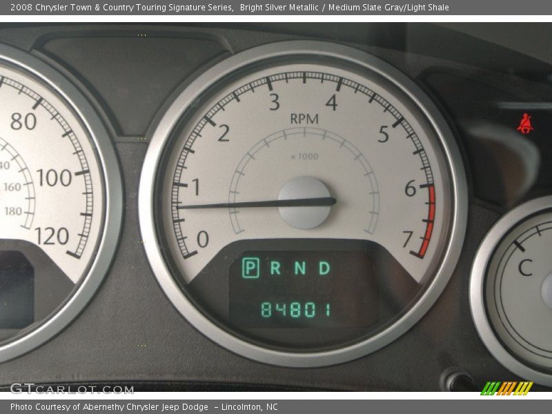 Bright Silver Metallic / Medium Slate Gray/Light Shale 2008 Chrysler Town & Country Touring Signature Series