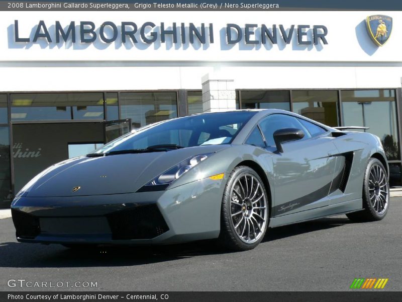 Grigio Telesto Metallic (Grey) / Nero Superleggera 2008 Lamborghini Gallardo Superleggera