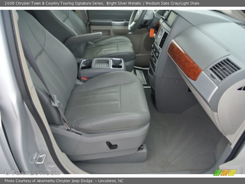 Bright Silver Metallic / Medium Slate Gray/Light Shale 2008 Chrysler Town & Country Touring Signature Series