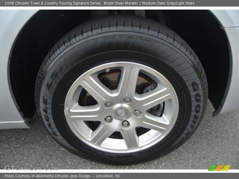Bright Silver Metallic / Medium Slate Gray/Light Shale 2008 Chrysler Town & Country Touring Signature Series