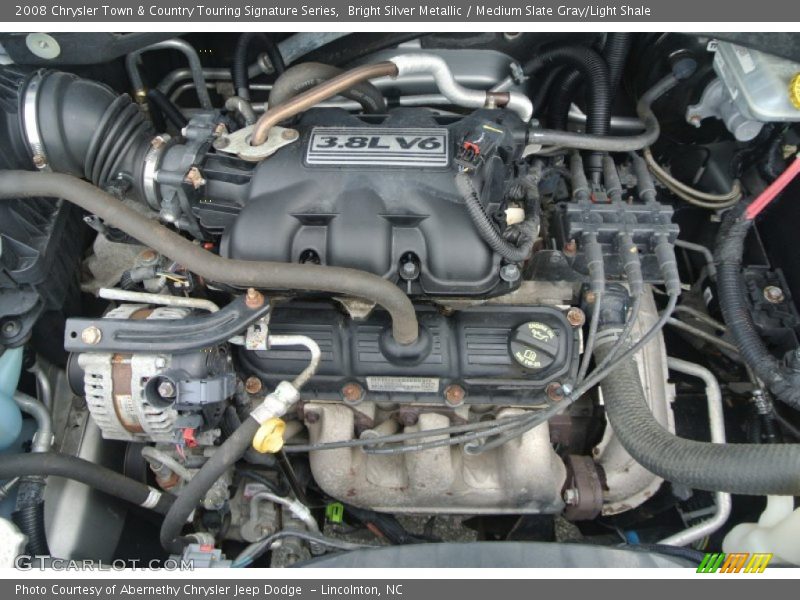 Bright Silver Metallic / Medium Slate Gray/Light Shale 2008 Chrysler Town & Country Touring Signature Series