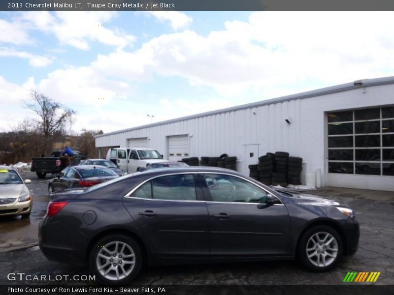 Taupe Gray Metallic / Jet Black 2013 Chevrolet Malibu LT