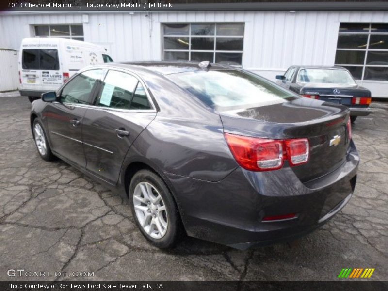 Taupe Gray Metallic / Jet Black 2013 Chevrolet Malibu LT