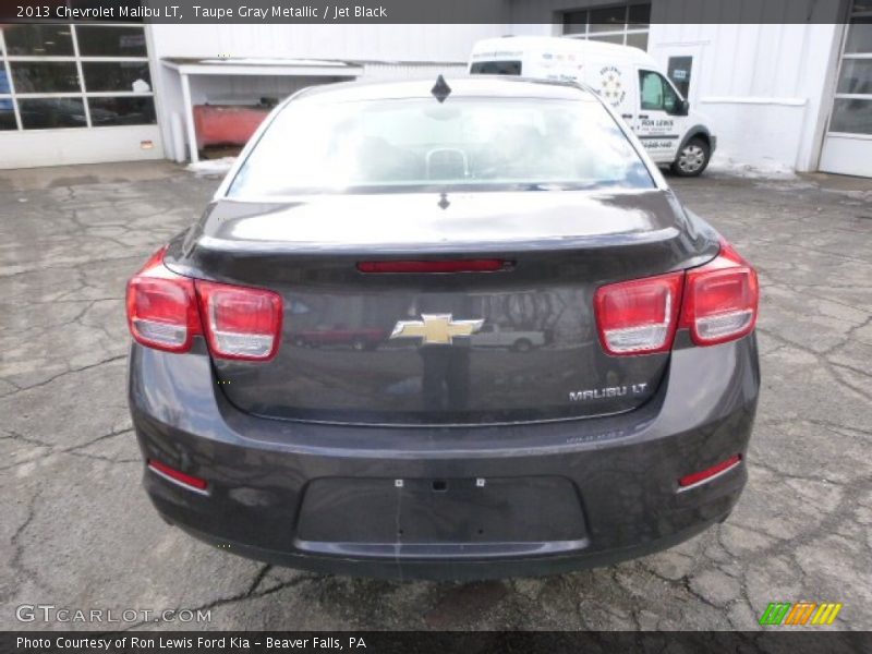 Taupe Gray Metallic / Jet Black 2013 Chevrolet Malibu LT