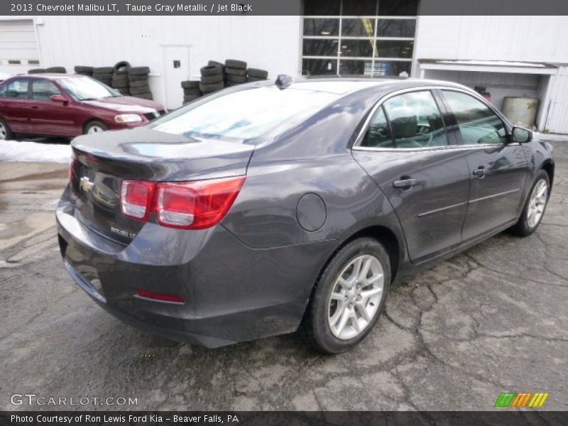 Taupe Gray Metallic / Jet Black 2013 Chevrolet Malibu LT