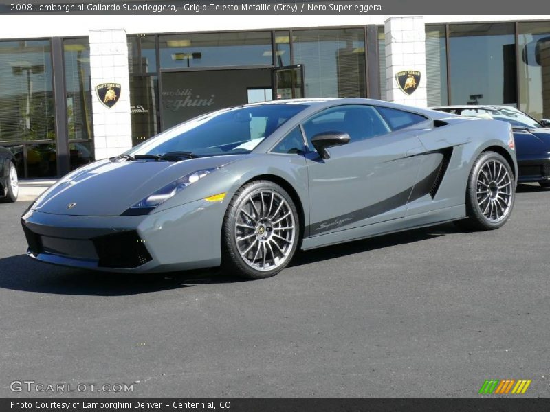 Grigio Telesto Metallic (Grey) / Nero Superleggera 2008 Lamborghini Gallardo Superleggera