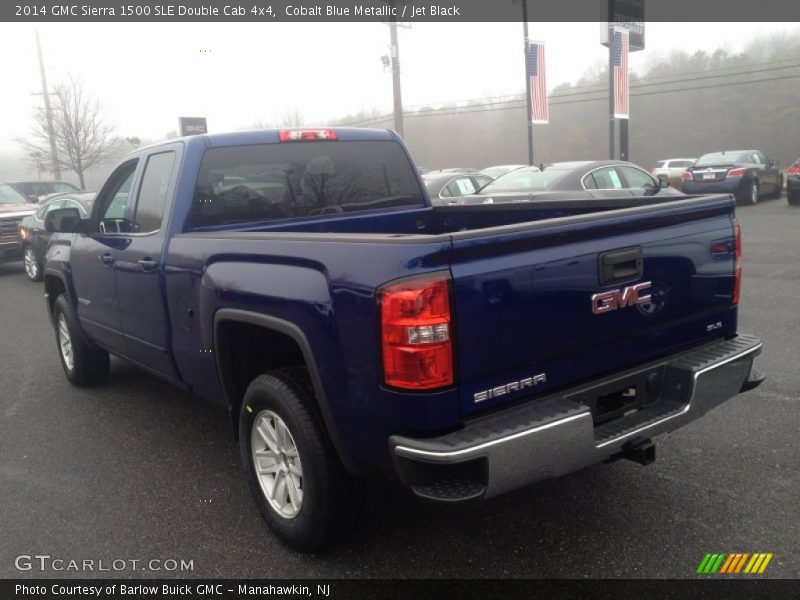 Cobalt Blue Metallic / Jet Black 2014 GMC Sierra 1500 SLE Double Cab 4x4