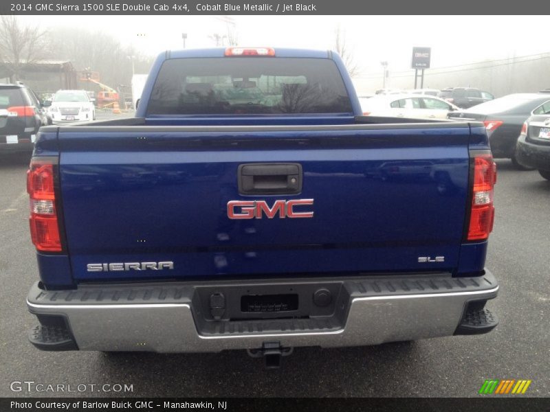 Cobalt Blue Metallic / Jet Black 2014 GMC Sierra 1500 SLE Double Cab 4x4