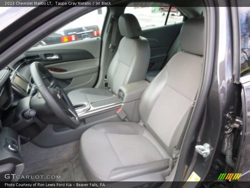 Taupe Gray Metallic / Jet Black 2013 Chevrolet Malibu LT