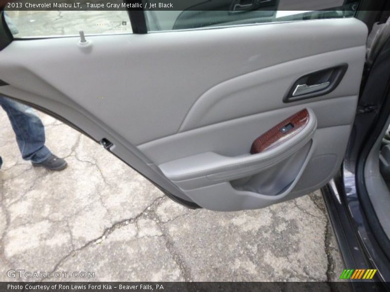 Taupe Gray Metallic / Jet Black 2013 Chevrolet Malibu LT