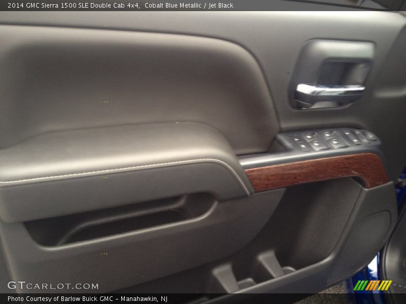 Cobalt Blue Metallic / Jet Black 2014 GMC Sierra 1500 SLE Double Cab 4x4
