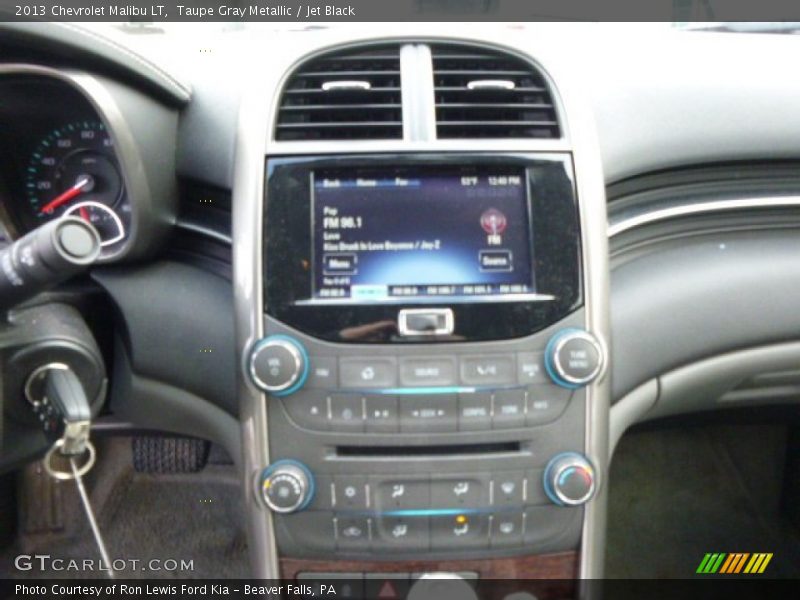 Taupe Gray Metallic / Jet Black 2013 Chevrolet Malibu LT