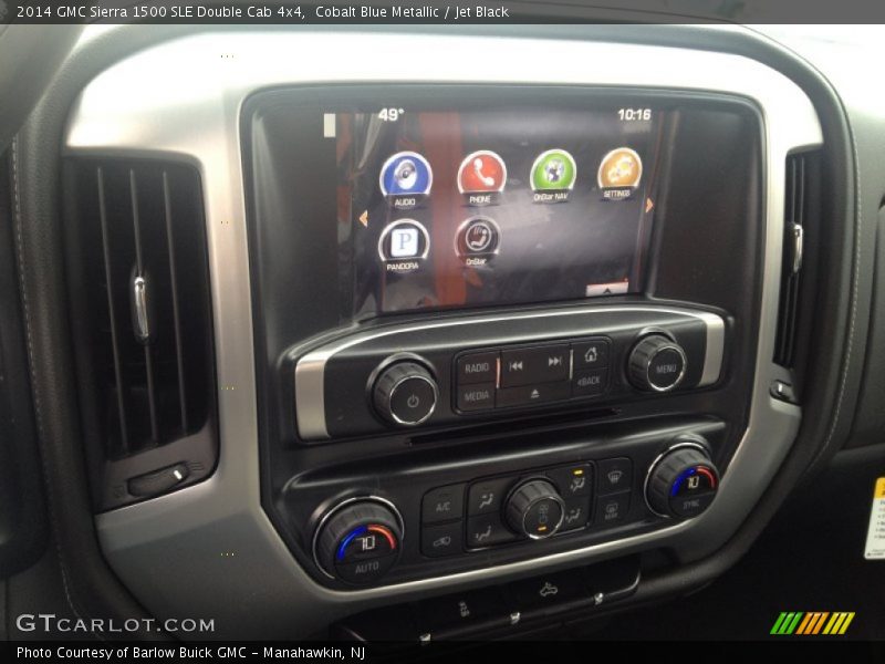 Cobalt Blue Metallic / Jet Black 2014 GMC Sierra 1500 SLE Double Cab 4x4