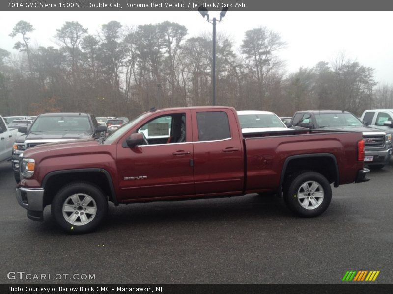  2014 Sierra 1500 SLE Double Cab Sonoma Red Metallic