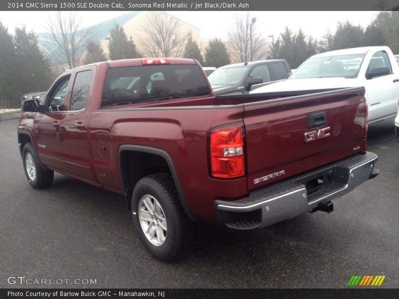 Sonoma Red Metallic / Jet Black/Dark Ash 2014 GMC Sierra 1500 SLE Double Cab