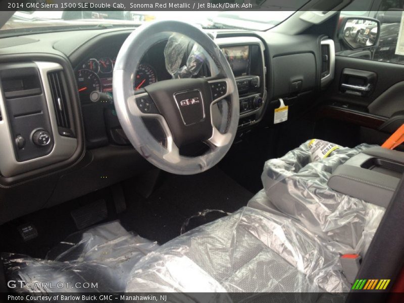 Sonoma Red Metallic / Jet Black/Dark Ash 2014 GMC Sierra 1500 SLE Double Cab