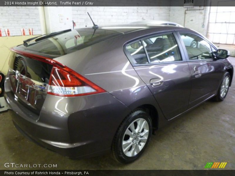 Truffle Pearl / Gray 2014 Honda Insight EX Hybrid