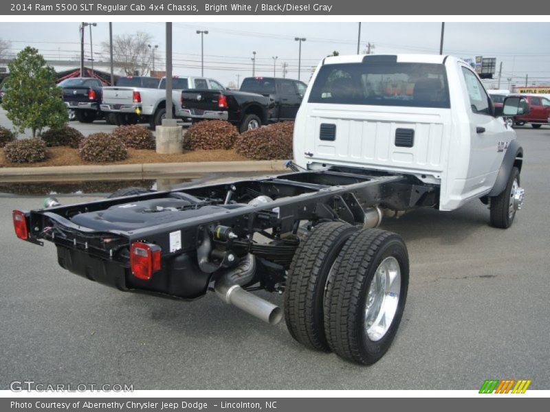 Bright White / Black/Diesel Gray 2014 Ram 5500 SLT Regular Cab 4x4 Chassis