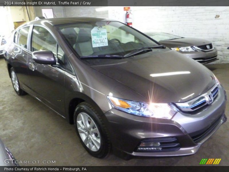 Truffle Pearl / Gray 2014 Honda Insight EX Hybrid